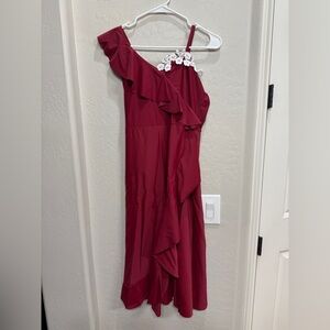 Lyrical/contemporary ladies red costume/dress